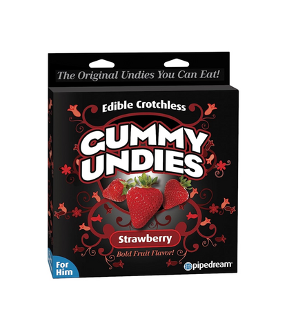 Panty de Goma Comestibles (Fresa) - Cummy Undies