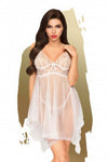 Babydoll Muñeca Traviesa - S/ M - Blanco