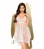 Babydoll Muñeca Traviesa - S/ M - Blanco