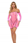 Bodysuit Double Vision Set - Talla Única - Rosado