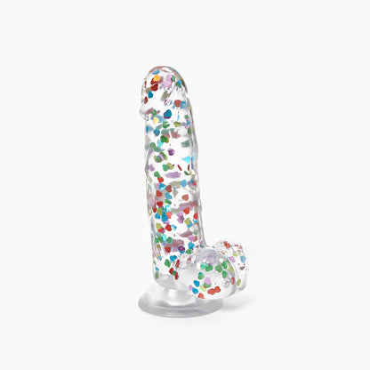 Dildo Naughty Bits® I Love Dick™ Heart-filled Dong