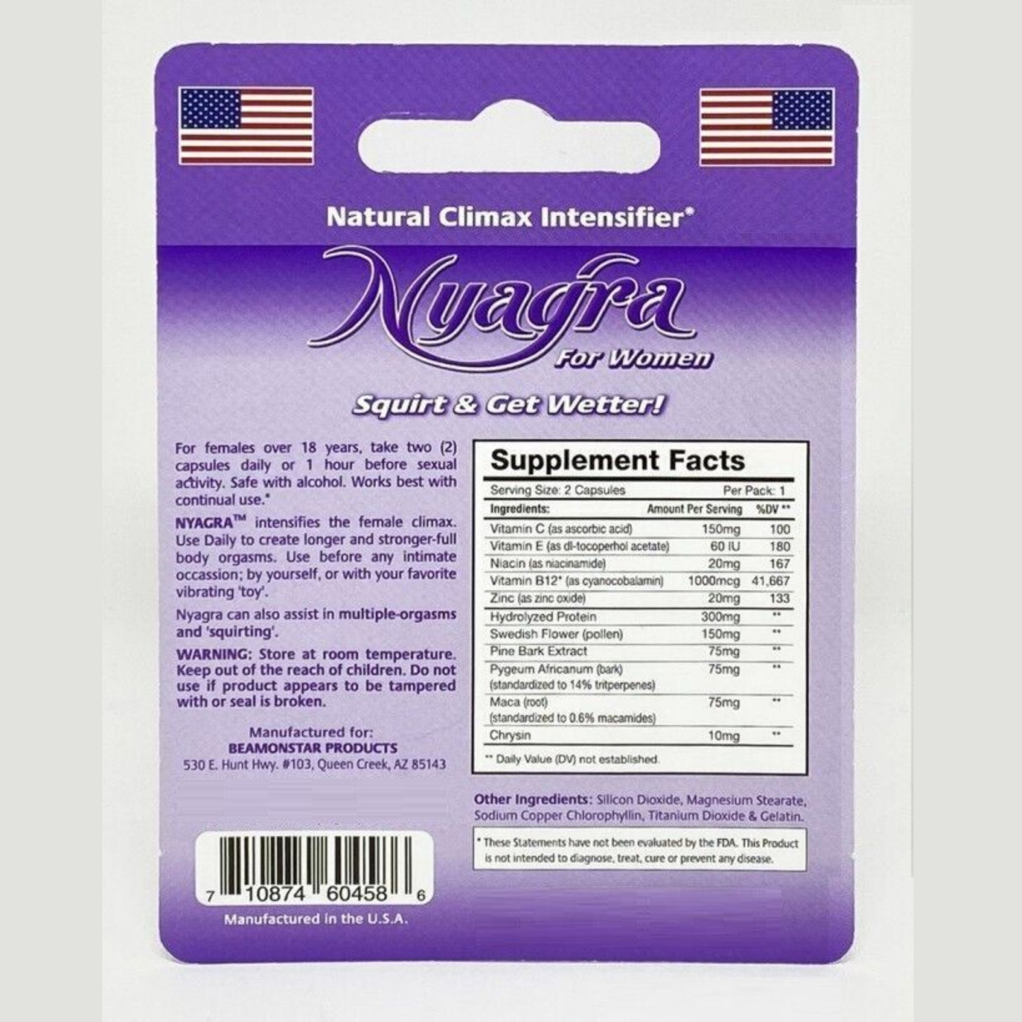 Nyagra Intensificador de Clímax