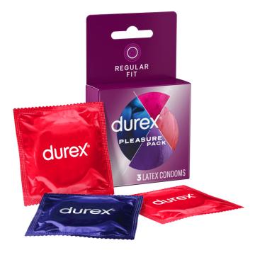Durex Pleasure Pack - 3 Pack