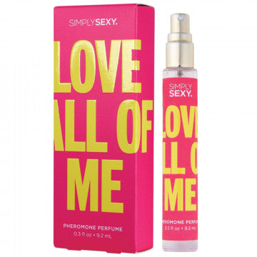 Perfume con Feromonas Simply Sexy “Love All of Me” – 0.3 oz