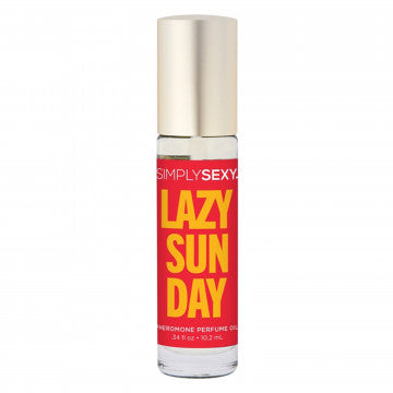 Perfume con Feromonas Simply Sexy “Lazy Sunday” – Aceite Roll-On 0.34 oz