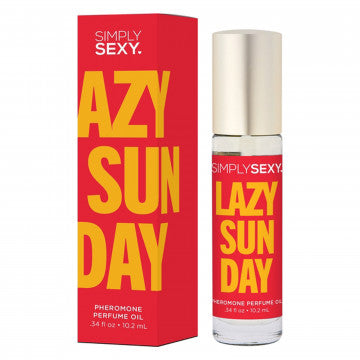 Perfume con Feromonas Simply Sexy “Lazy Sunday” – Aceite Roll-On 0.34 oz