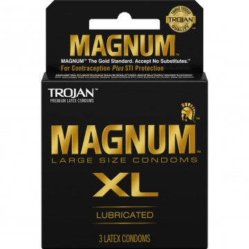 Condones Trojan Magnum XL - 3 Pack