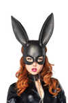 Leg Avenue Bondage Bunny Mask - O/S - Black