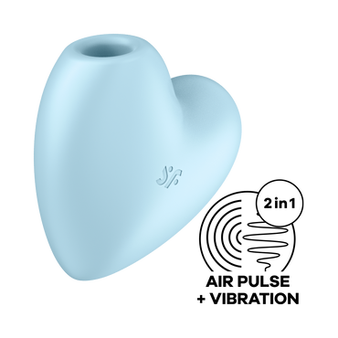 Estimulador de clítoris de silicona recargable Satisfyer Cutie Heart